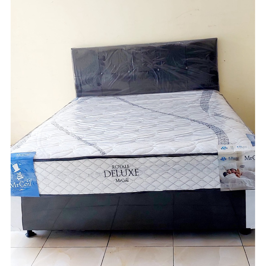 FREE BANTAL Kasur Springbed Matras Mr. Coil  Garansi 15 Tahun