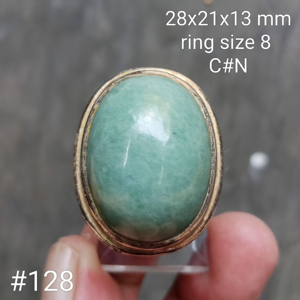 batu natural giok Nabire Papua #128