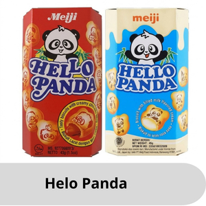 Hello Panda Biskuit Coklat 45g - Renyah Berbentuk Panda
