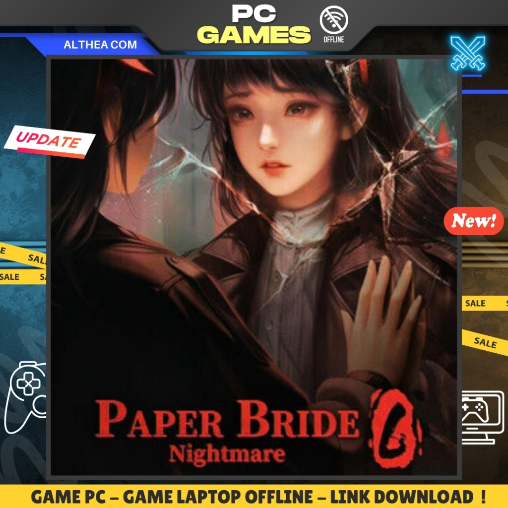 PAPER BRIDE 6 NIGHTMARE - PUZZLE - HORROR - POINT AND CLICK - GAME PC / LAPTOP - OFFLINE