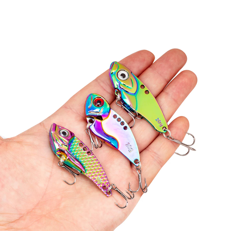 LUCKYMAN Umpan Pancing Metal VIB 5g 7 1 buah