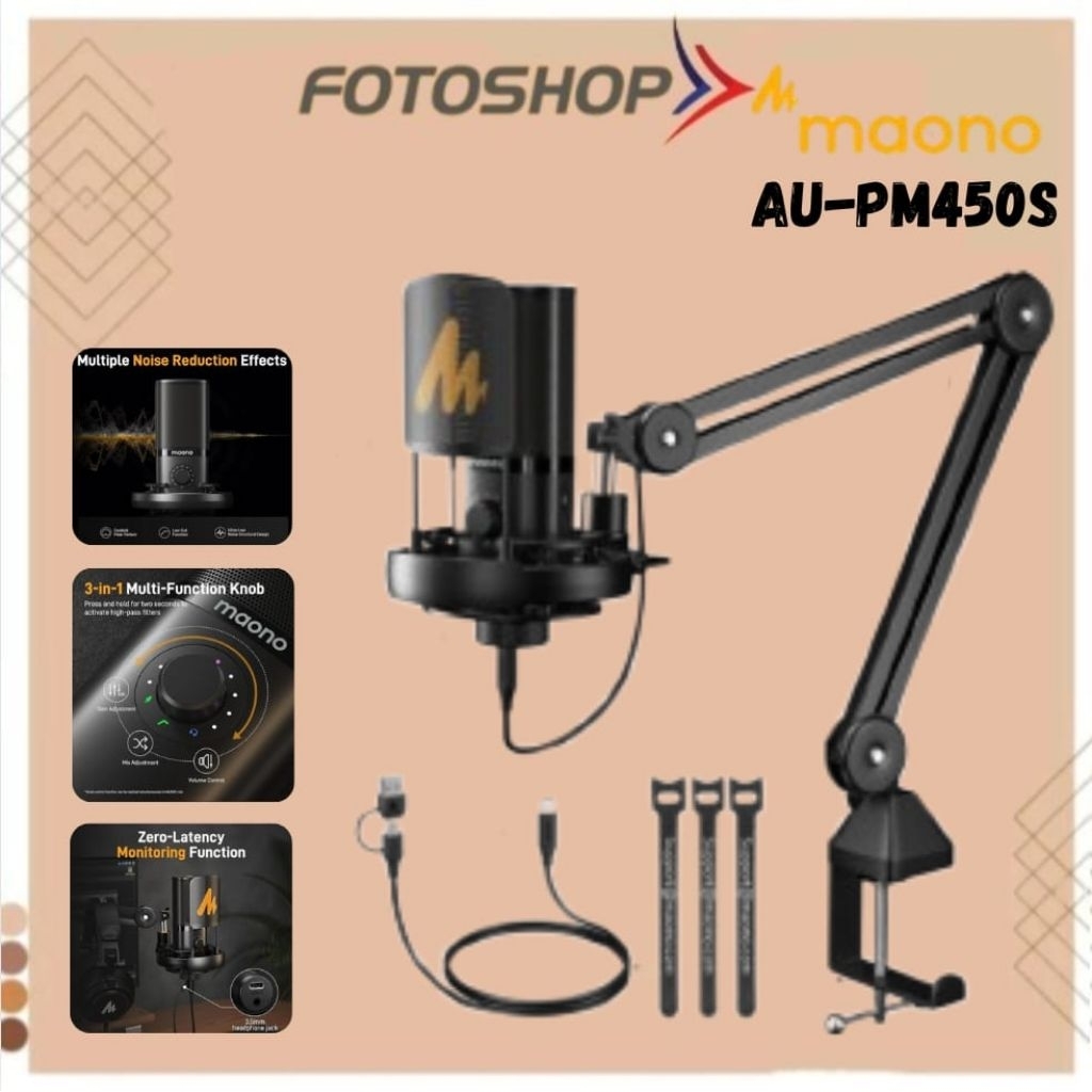 MAONO AU-PM422 & AU-PM420 & AU-PM320& Au-pm450s USB&XLR MIC CONDENSER