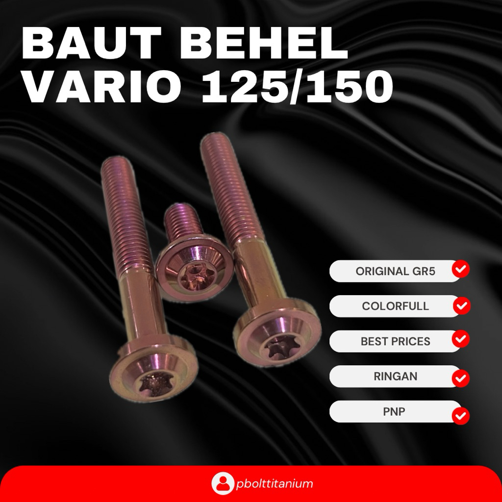 Baut behel Titanium Vario125/150