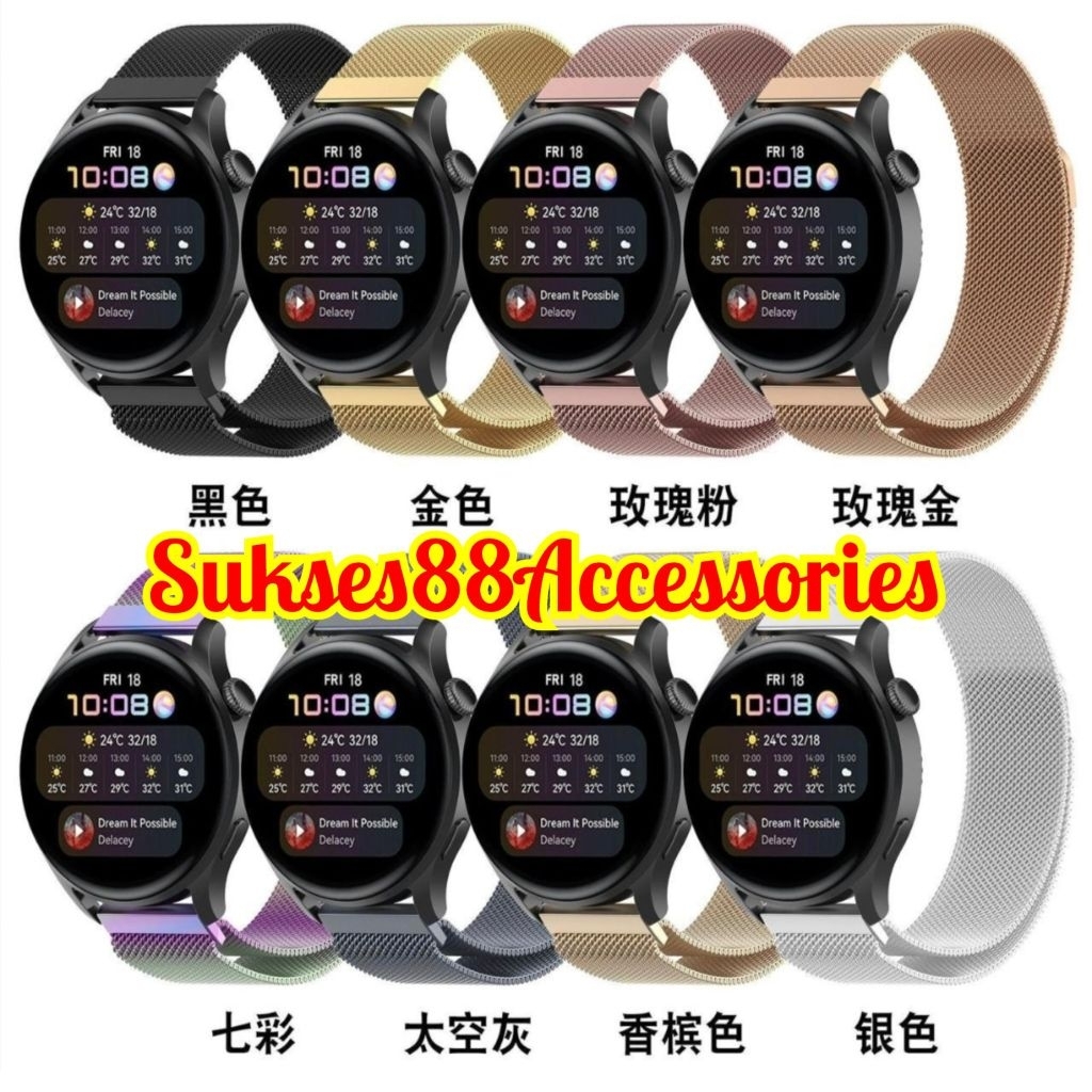 Strap Stainless Smartwatch Skmei DM56/Skmei B50 Pro/Skmei B53S/Skmei B76 Steel Tali Jam