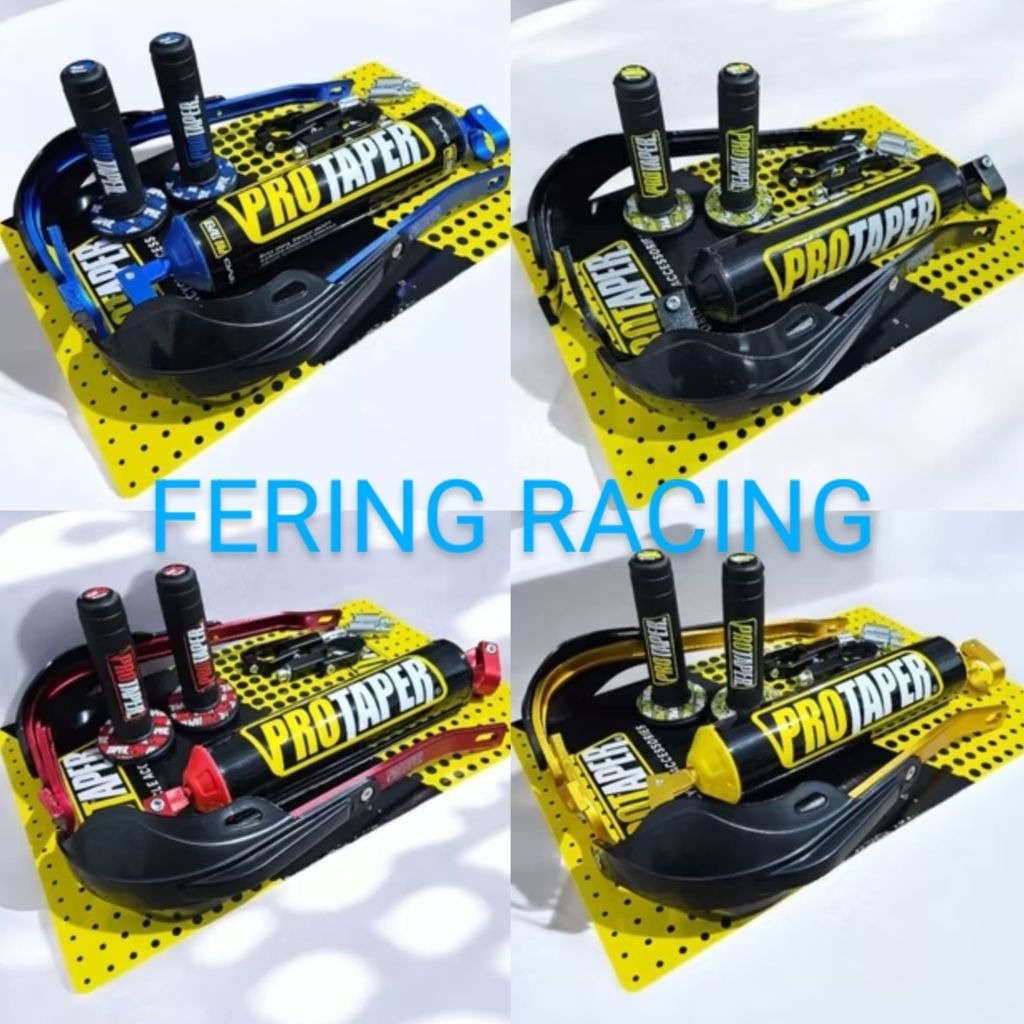 Paket Komplit Handguard Protaper + Busa Palang Stang + Grip Donat Protaper D-Tracker Supermoto KLX T