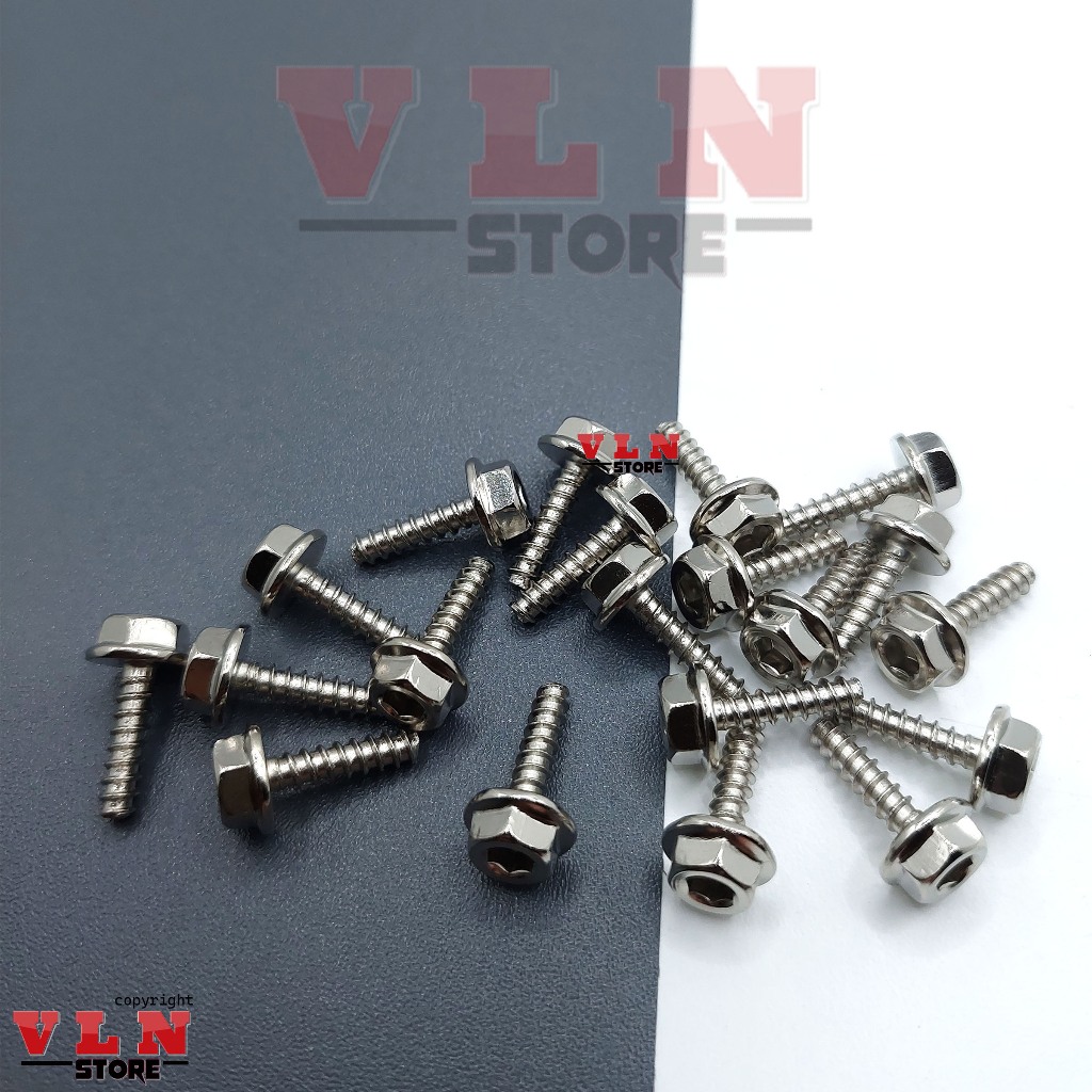Baut Probolt Body Honda 2 Kunci Stainless Chrome