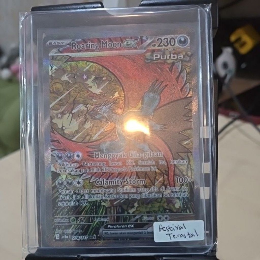 Roaring Moon SAR (Festival Terastal Indonesia) Pokemon TCG Indo