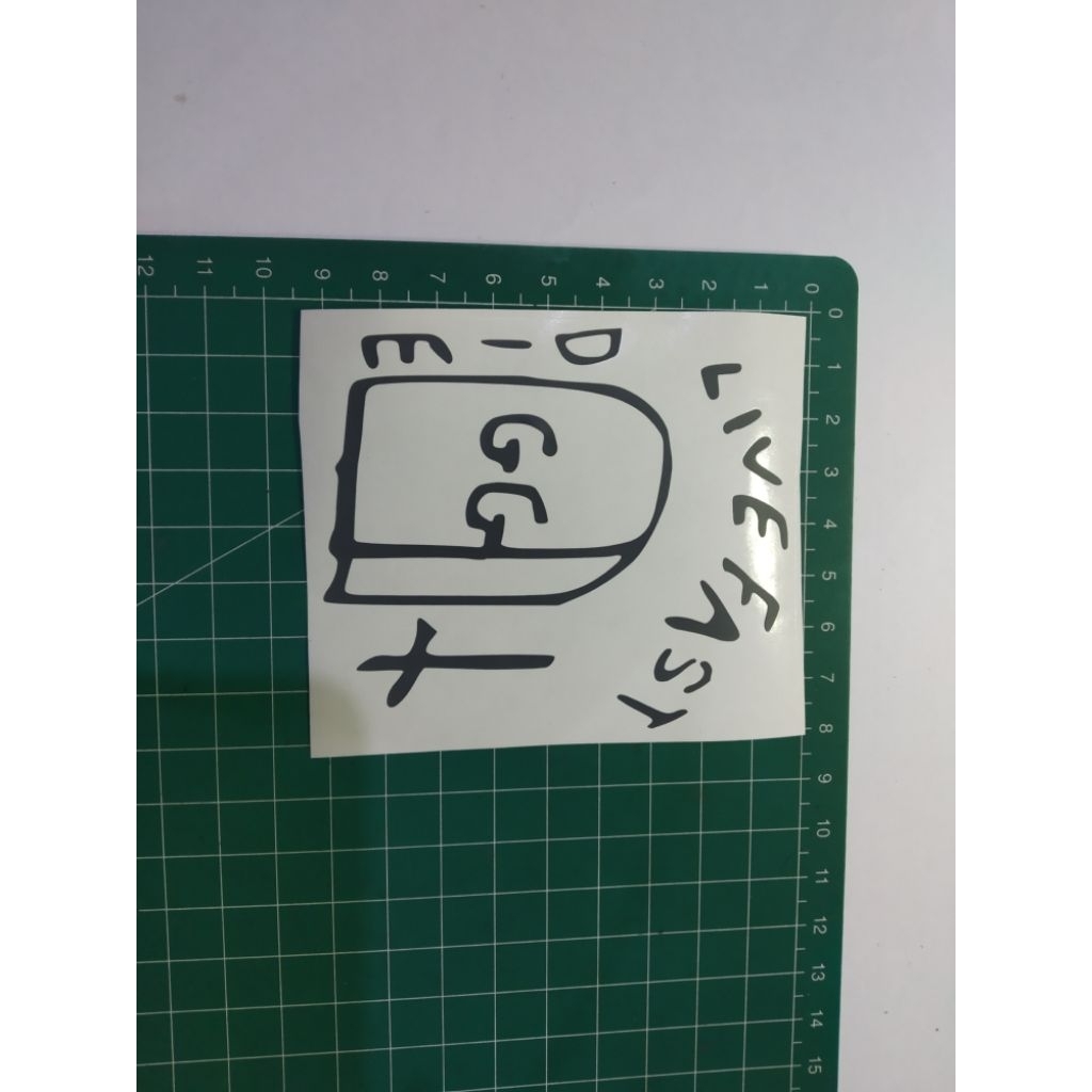 stiker cutting gg allin