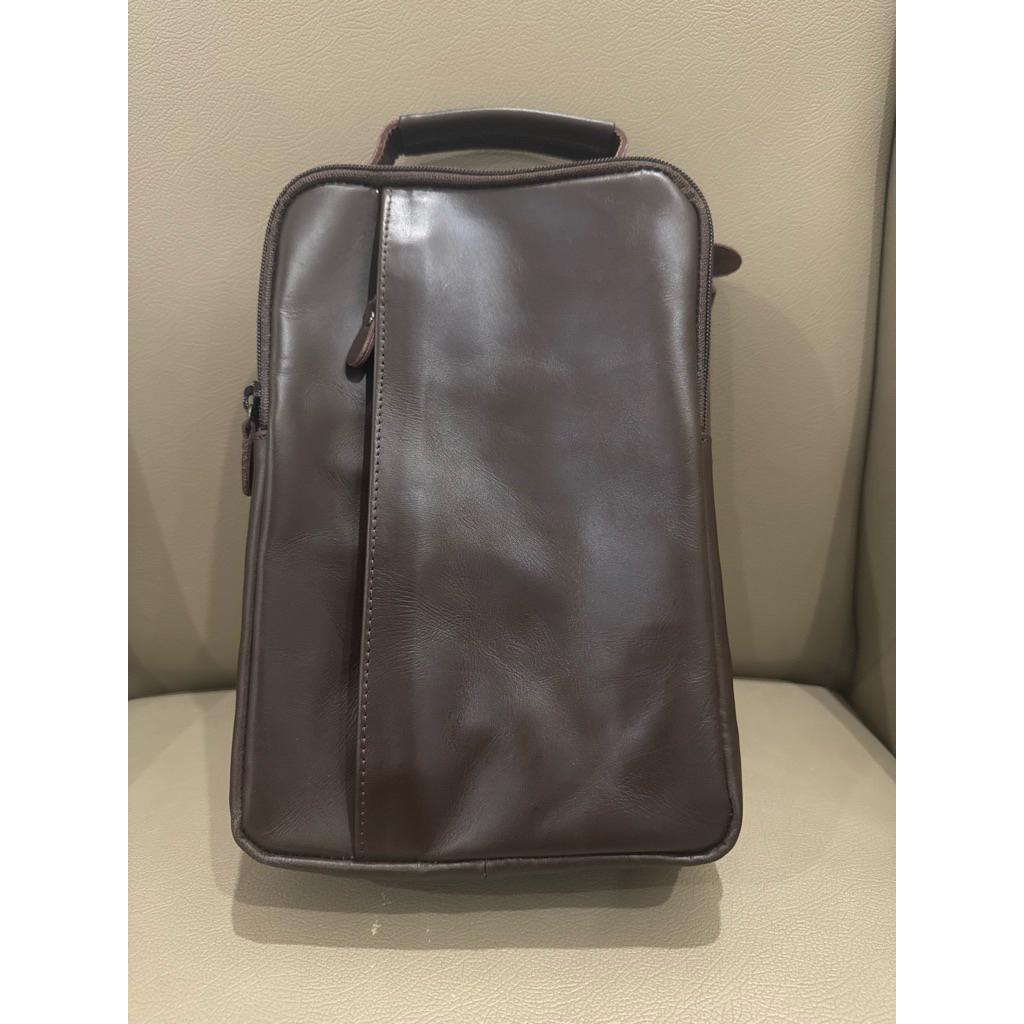 Tas selempang pria kulit asli valqo