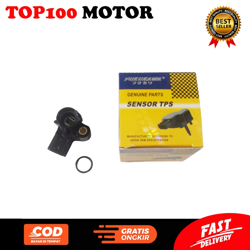 FUKUKAWA SENSOR TPS BEAT FI. SENSOR KATUP GAS HONDA BEAT FI. BEAT POP.BEAT ESP K25 K44 K81