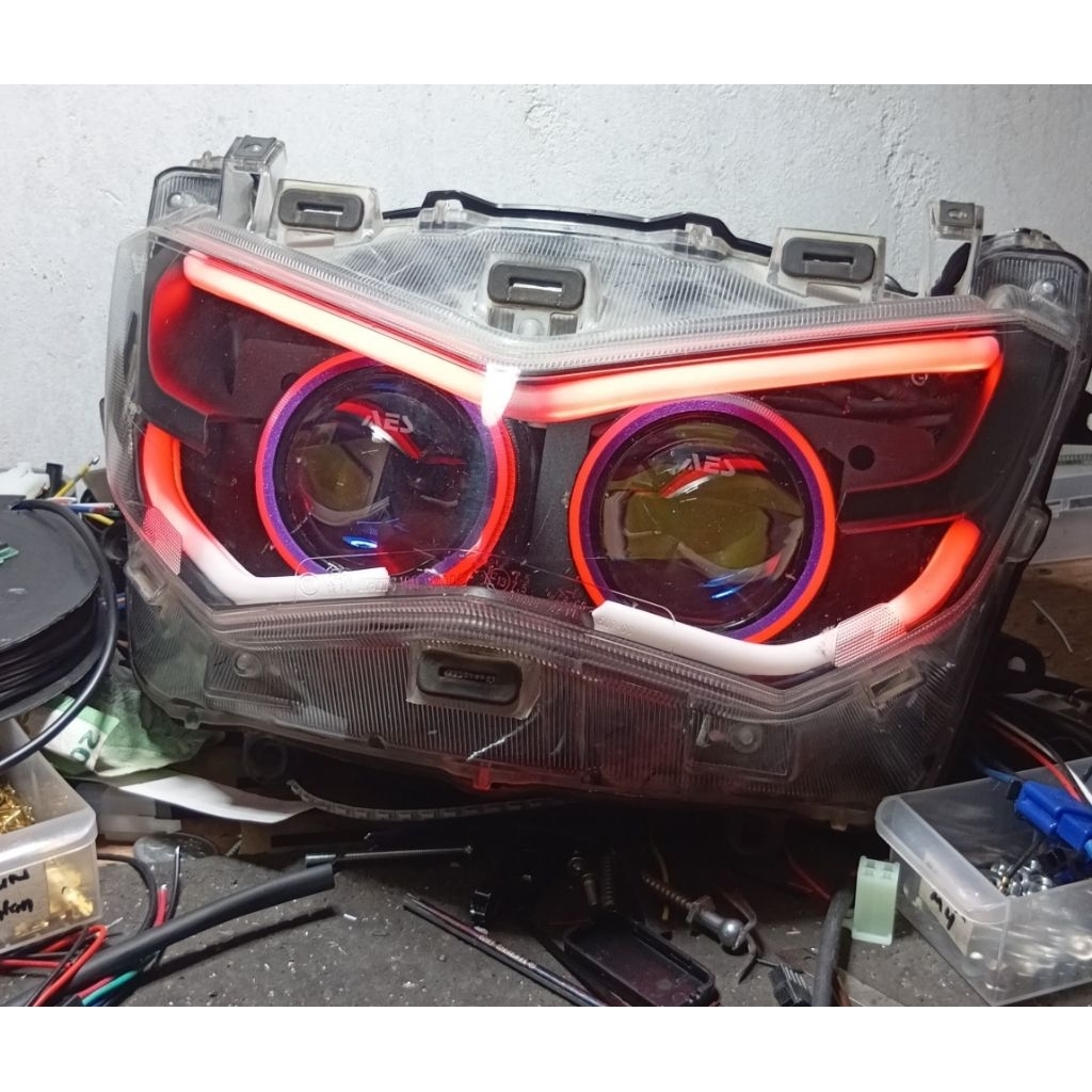 PAKET BILED SET NMAX NEW FULL RGB BELANG BILED NMAX NEW