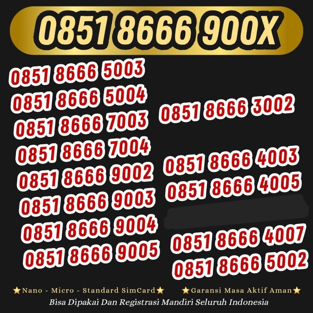 Nomor Cantik Telkomsel Triple 8888 Kartu Perdana Telkomsel Tsel Red Telkomsel 5g Telkomsel 10 digit 