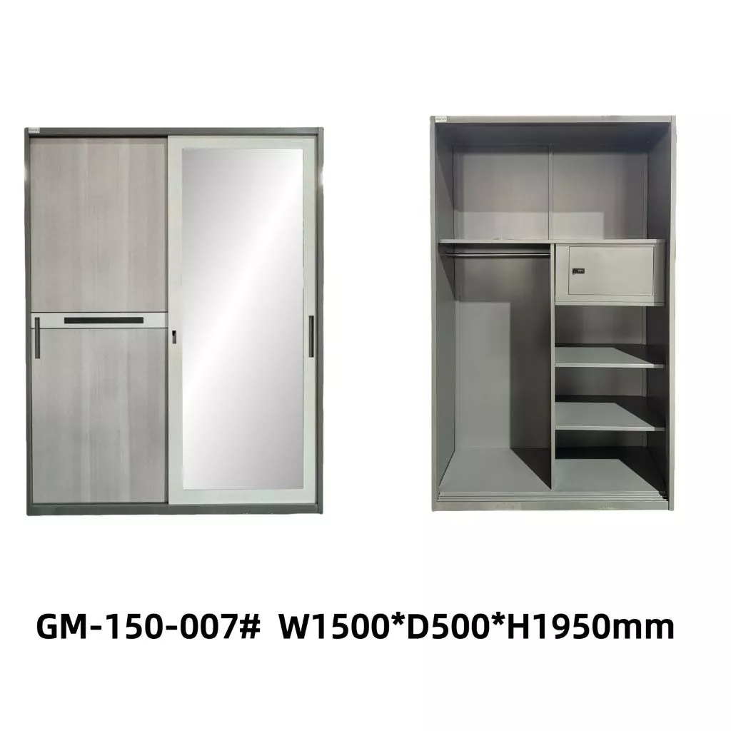 LEMARI PAKAIAN SLIDING BESI 150 CM BATAM