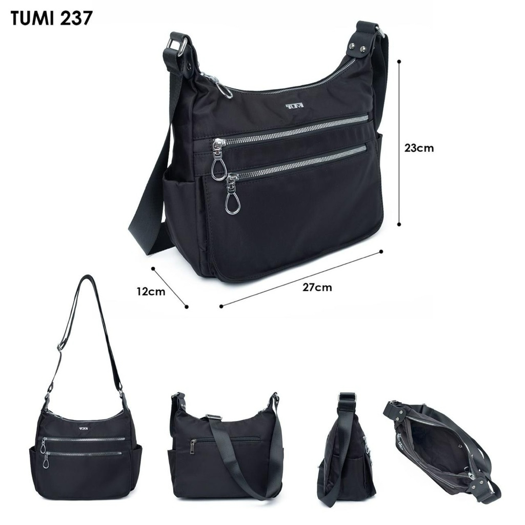 Tas Selempang Tumi Bahan Satin Parasut Tebal Premium #tumi237