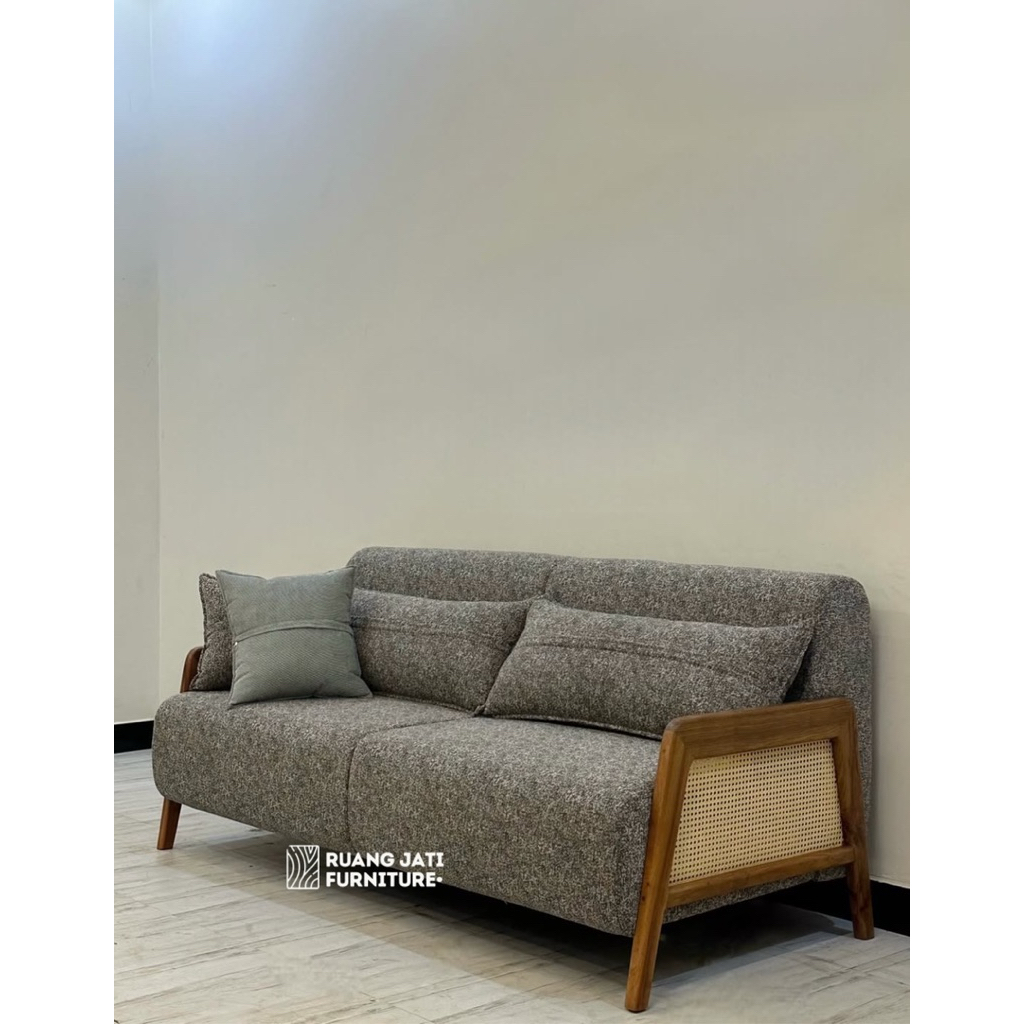 set sofa bed retro moderen / sofa bed jati minimalis / sofa bed jati