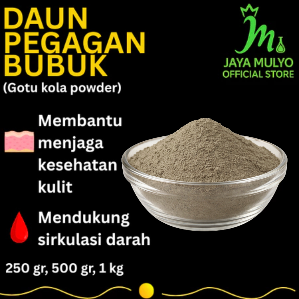 Daun Pegagan Bubuk 1 kg / Serbuk daun pegagan