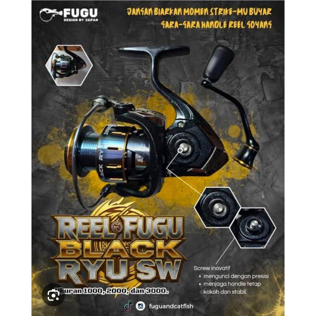 Reel fugu black ryu 3000