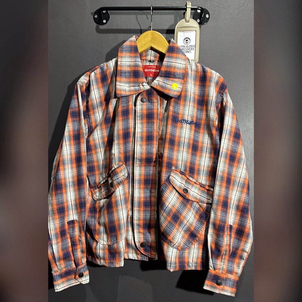 Jacket / Jaket Work Strike Peak Tartan Series From Deffender