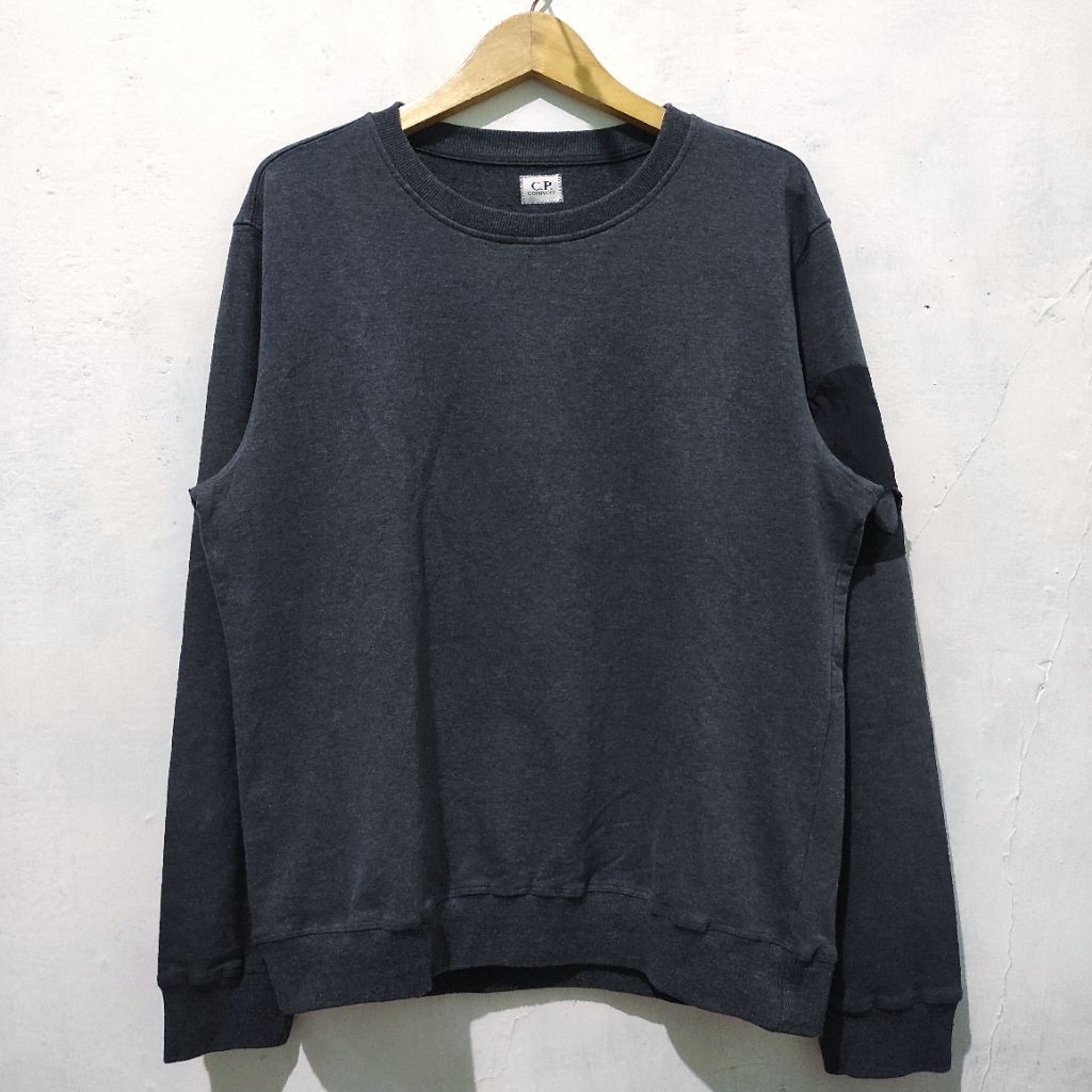 CP Company Arm Lens Pocket Crewneck