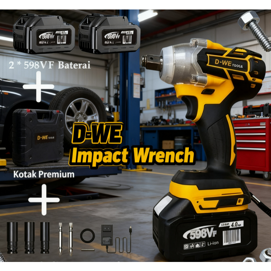 DWE 700 N.M bor impact baterai cordless impact mesin impact impact wrench impact cordless