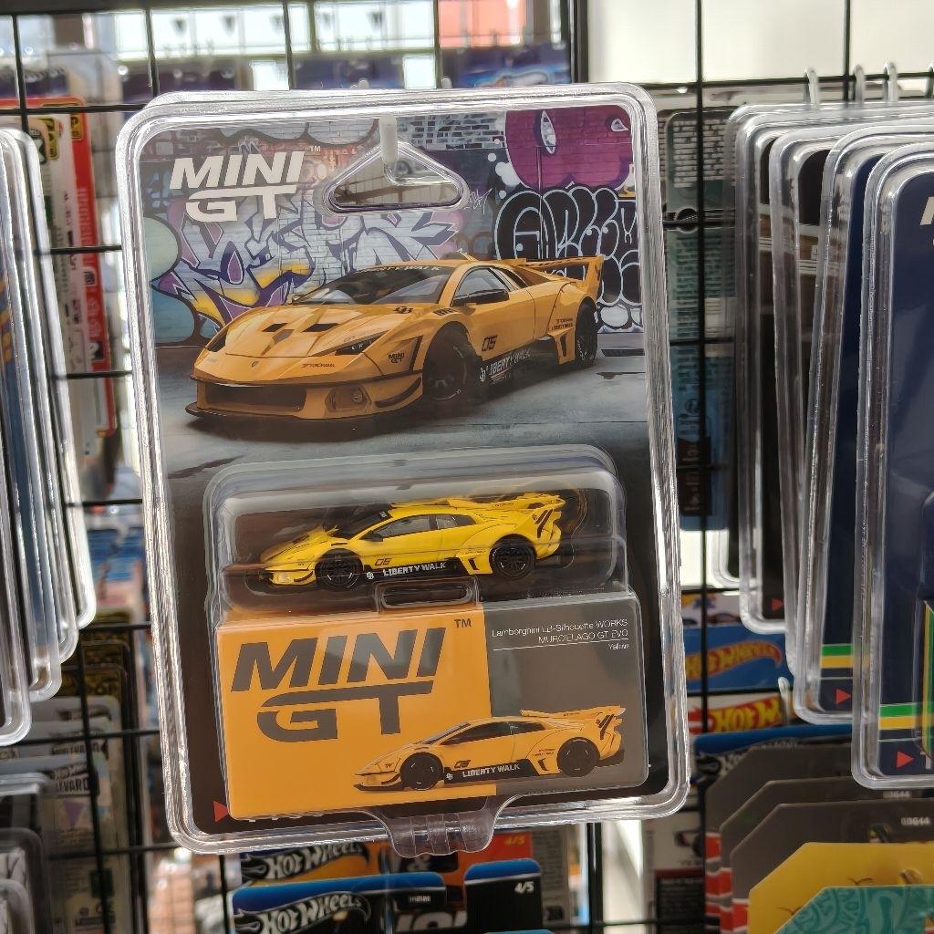 Mini GT Lamborghini Murcielago GT Evo LB Silhouette Works Yellow Blister Segel