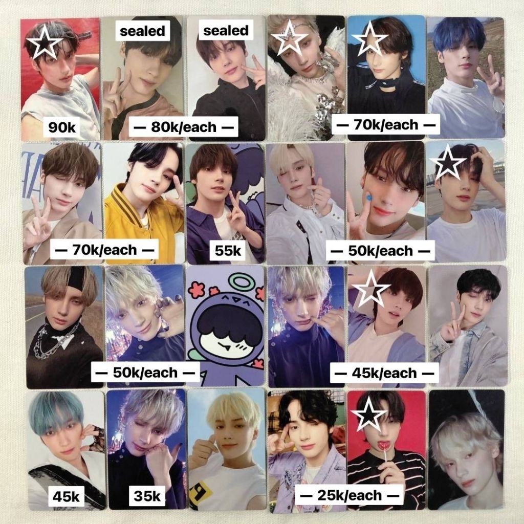 PHOTOCARD PC TXT OFFICIAL AAB HUENINGKAI HYPERFOCUS VR LD WEVERSE SANCTUARY ROMANTIC MIDSUMMER SUNRI