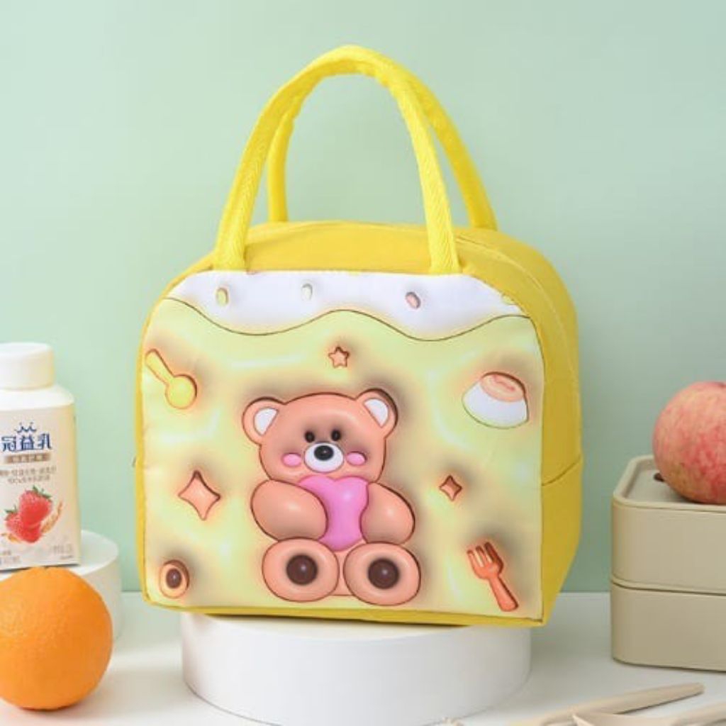 Tas Bekal Anak Karakter 3D Ukuran Kecil - Tas Bekal Anak Sekolah Karakter Unik - Tas Bekal Karakter 