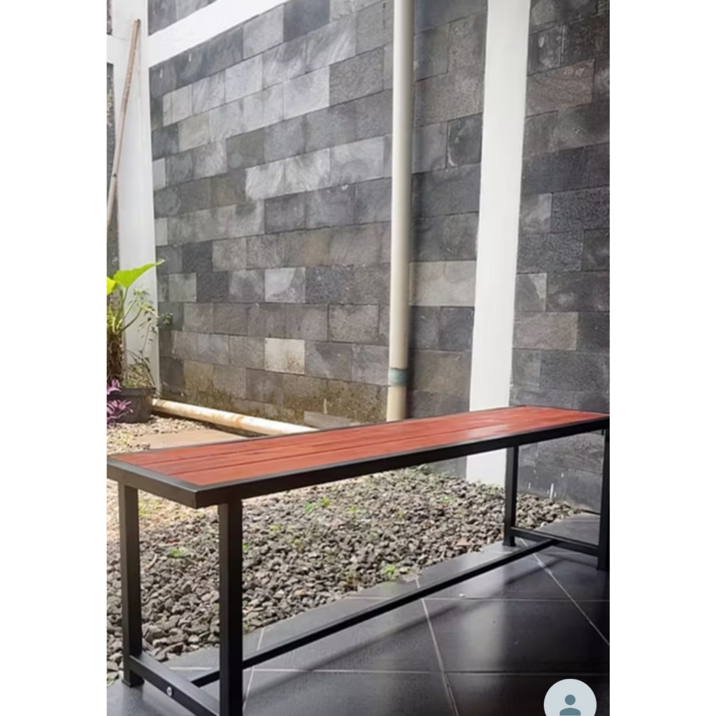 Kursi Panjang Kayu Besi | Kursi Teras Besi | Bangku Taman Besi | Kursi Teras | Bangku Warkop | Kursi