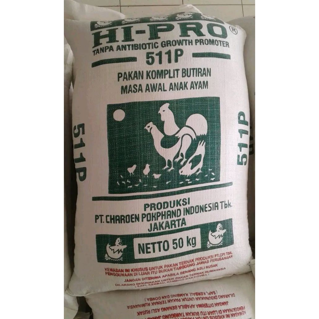 pakan ayam pedaging HI-PRO 511P repack 5 kg