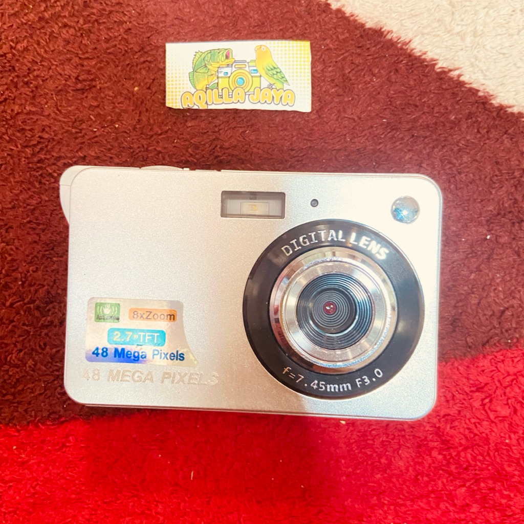 KAMERA DIGICAM 48 MP SILVER NORMAL SECOND GARANSI