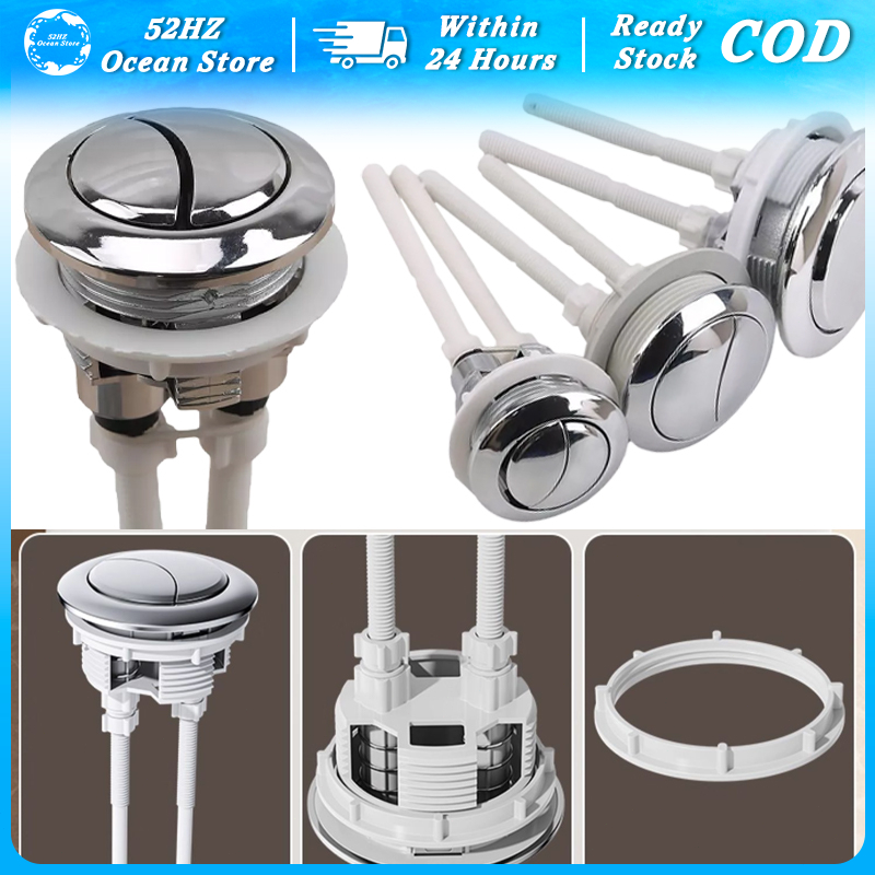 Tombol Kloset Duduk Dual Flush Universal Tombol Closet Penyiram Toilet Duduk Siram Per Engkol