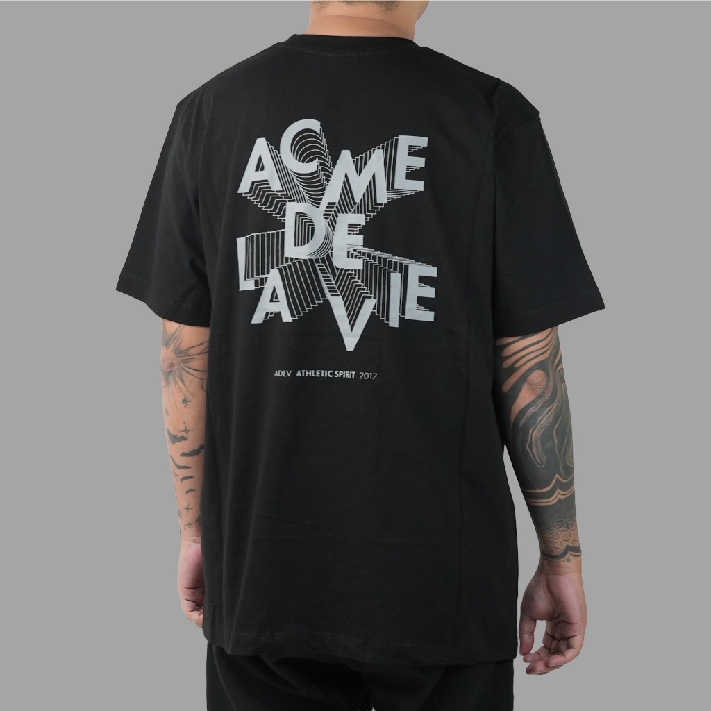 ADLV 3D Logo Standard Black Tee