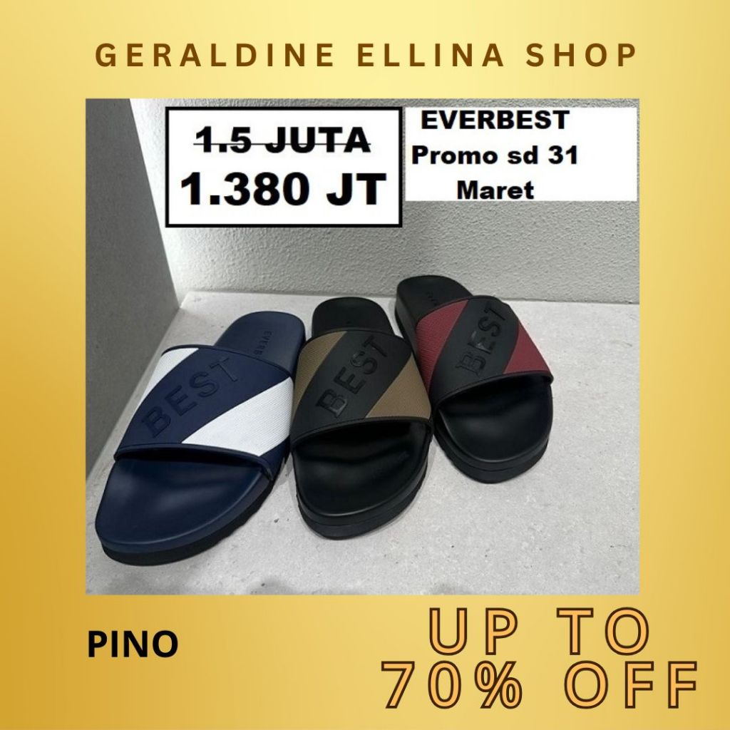 Sandal sendal EVERBEST pria original 100% SALE seri PINO