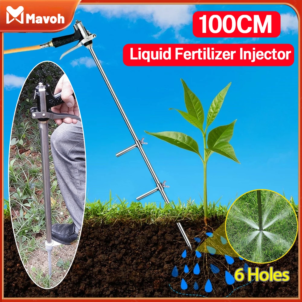 100cm Liquid Fertilizer Injector Alat Aplikasi Pupuk Alat Stik Penyuntik Suntik Pupuk Cair Tancap Ke