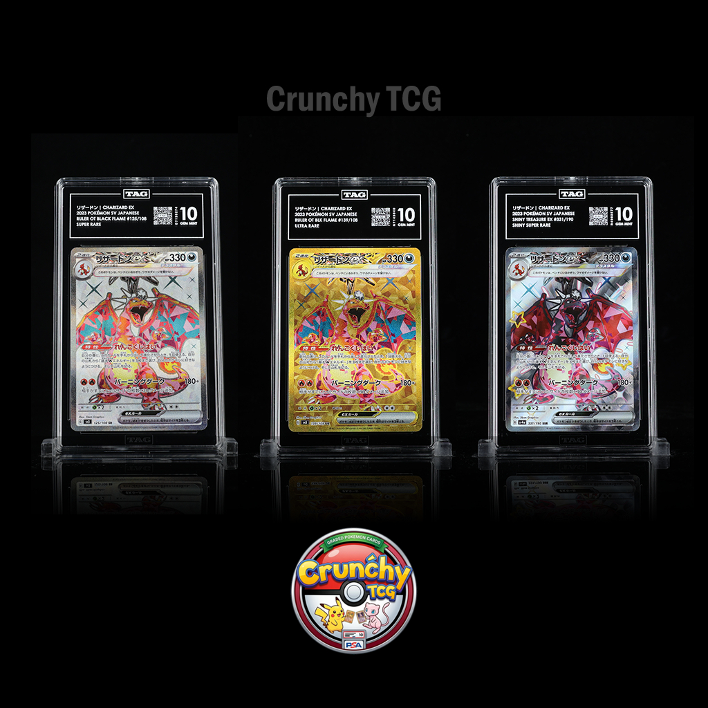 [BUNDLE 3 CARDS] TAG 10 - Charizard ex #139, Charizard ex #125, & Charizard ex #331 - Kartu Pokemon 