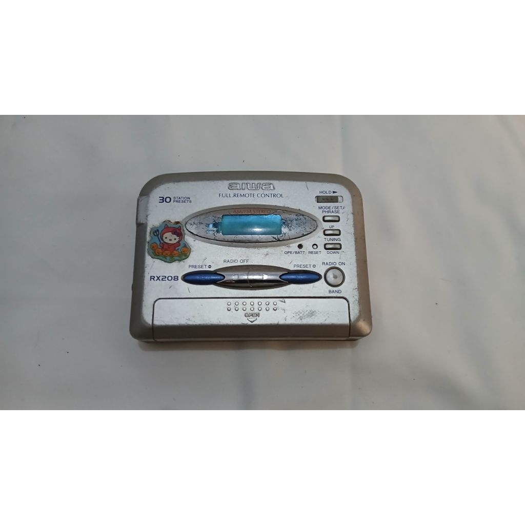 walkman kaset pita aiwa RX 208