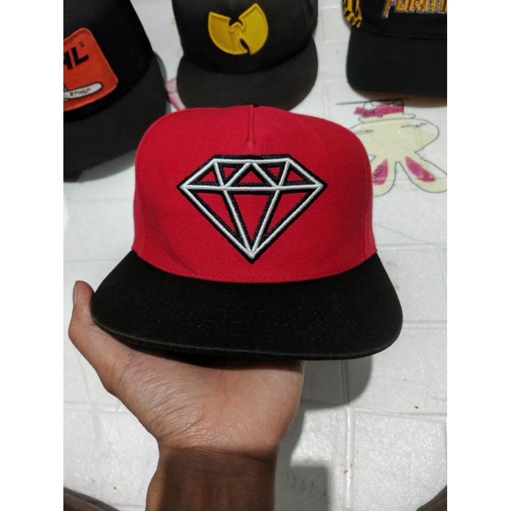 Diamond supply co. topi diamond strap embos