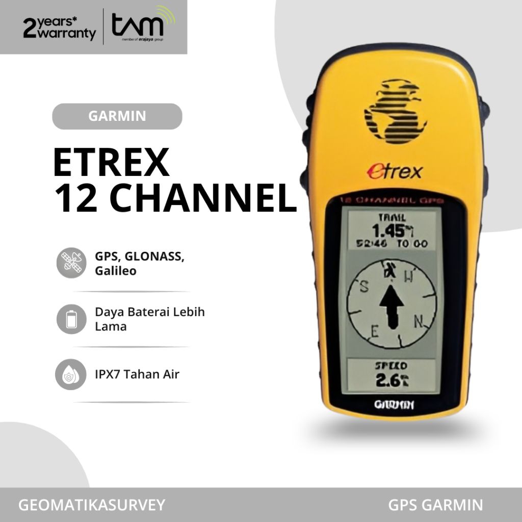 Gps Garmin Etrex 12 Channel Bekas