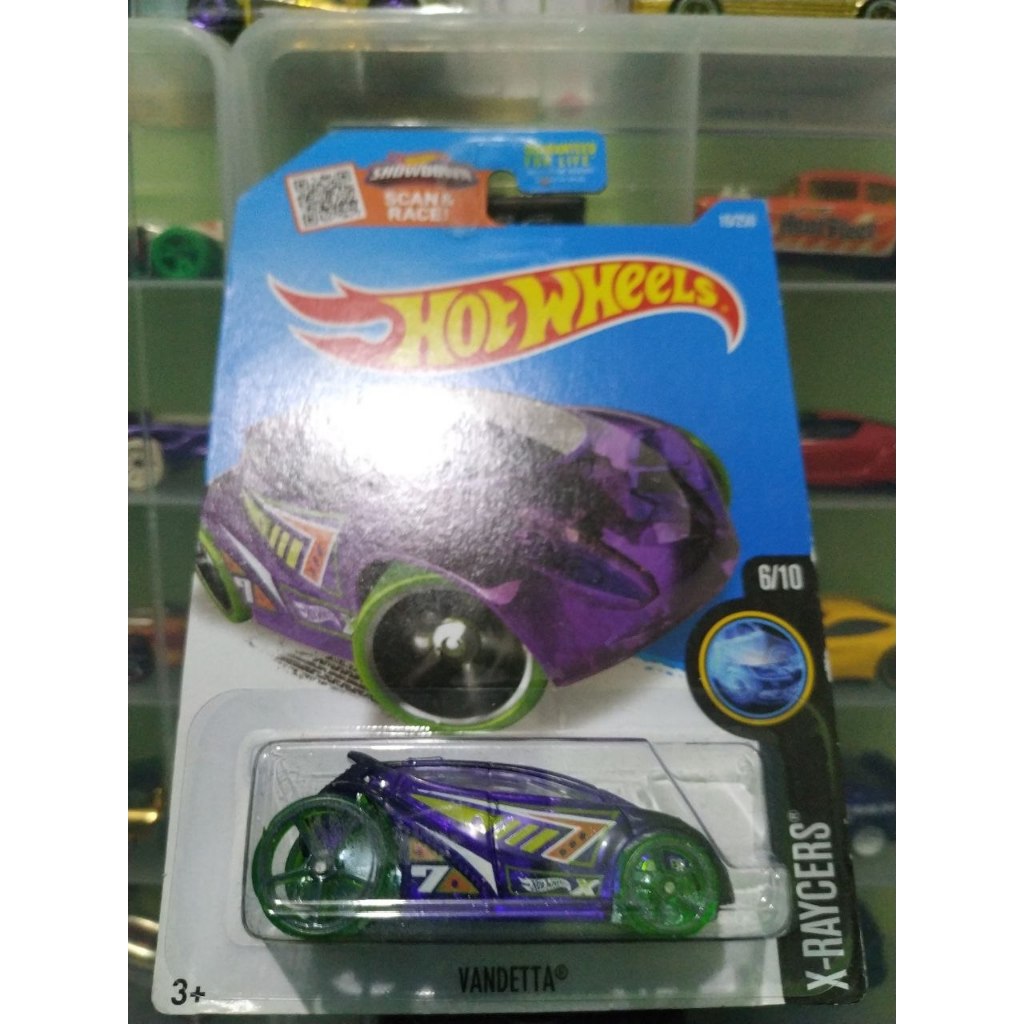 Hotwheels Vandetta Ungu Transparan Jago Balap Loop