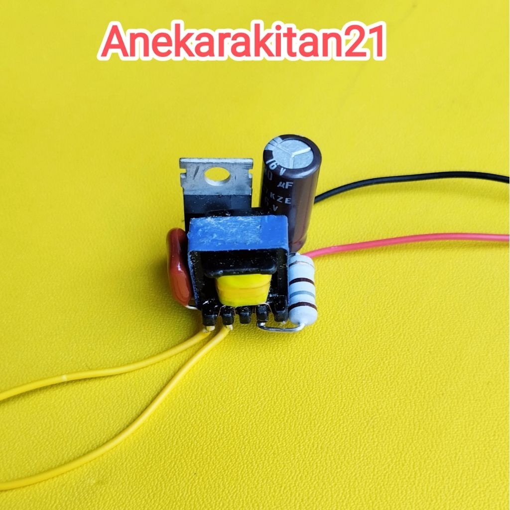 Mini inverter Joule Thief 3,7 volt to 220 volt