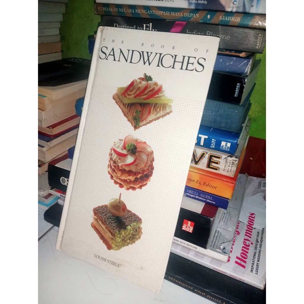 Buku Resep Impor: The Book of Sandwiches, Pizza and Italian Breads, The Book of Ice Creams & Sorbets