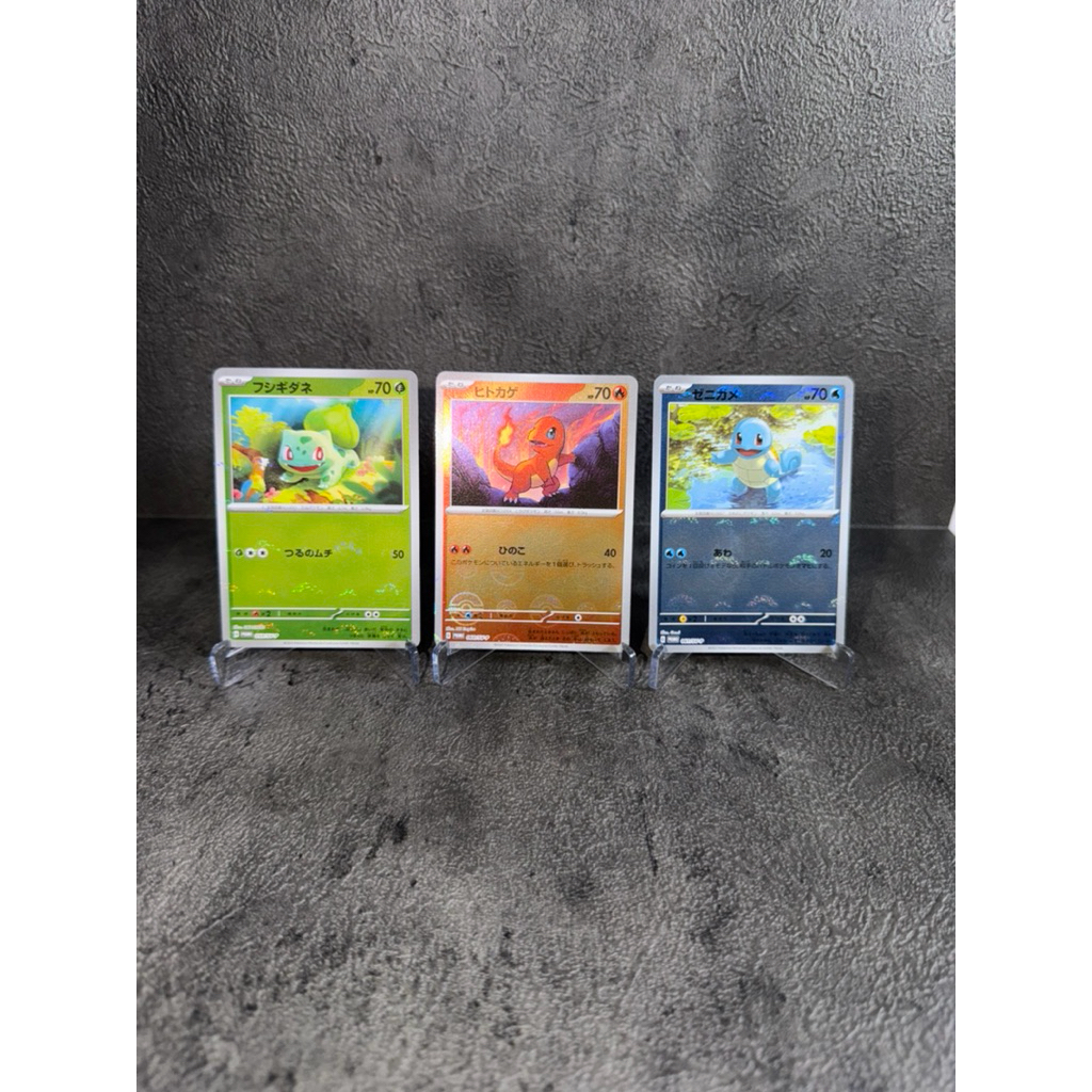 Custom Order: Eeveelution Japan Set, Bulbasaur Squirtle Charmander Set Holo Pokeball Japan, Galarian