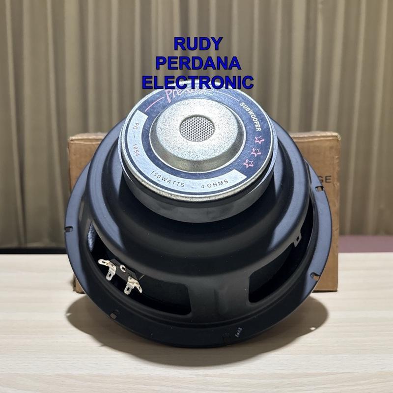 SPEAKER SUBWOOFER WOOFER 10" 10INCH 10 INCH 150W 150 WATT 4OHM 4 OHM PRESTIGE PG-1054