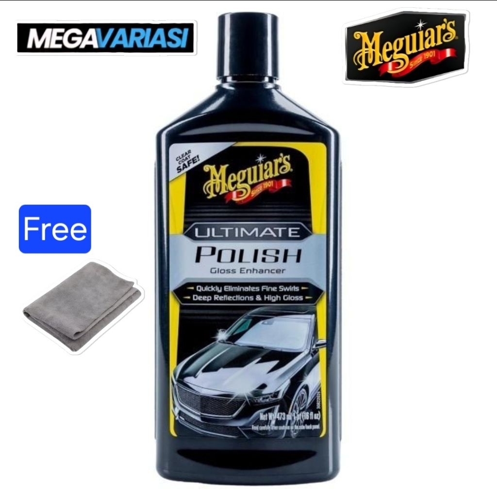 MEGUIARS - ULTIMATE POLISH 473 ml Obat Poles Pengkilat Body Mobil Motor