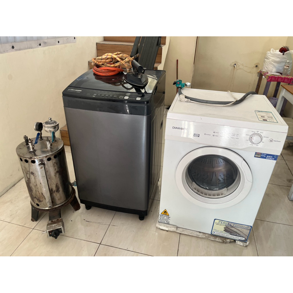 pl mesin cuci dan setrika gas