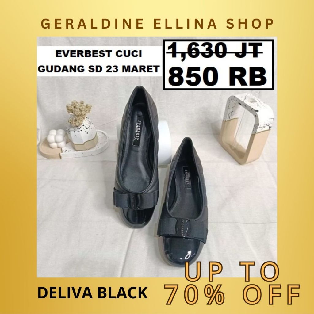 Sepatu wanita Everbest sale original seri DELIVA