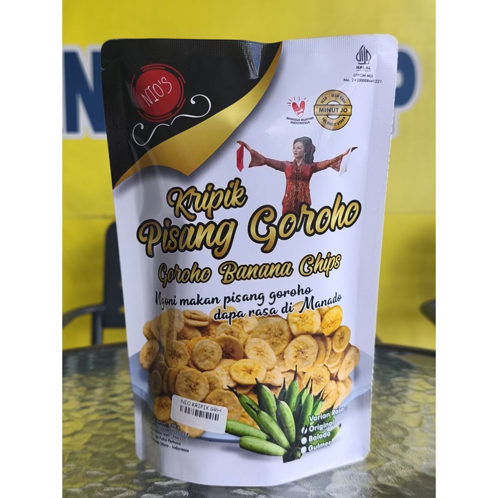 Kripik Pisang Goroho manado Rasa Original