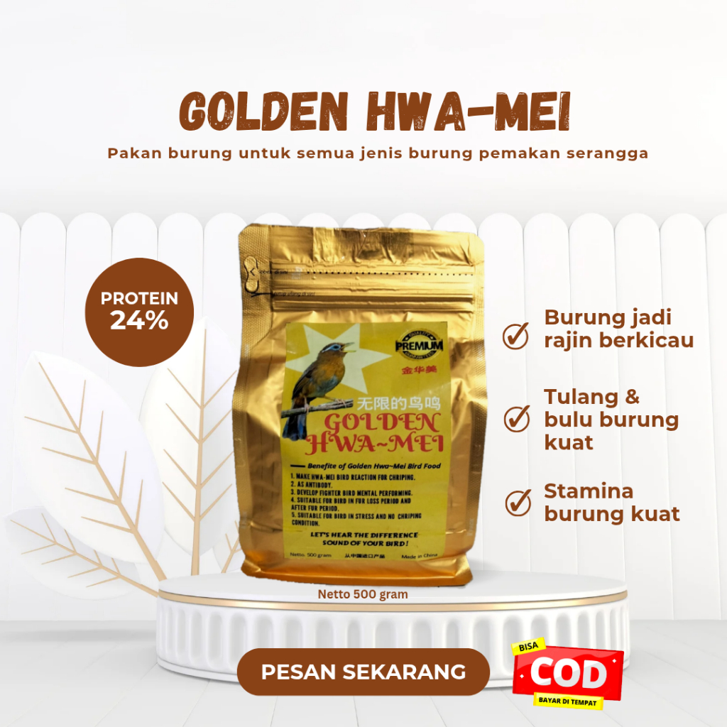 Pakan/makanan burung 500 gram kicau gacor anis muraibatu kacer wambi dll