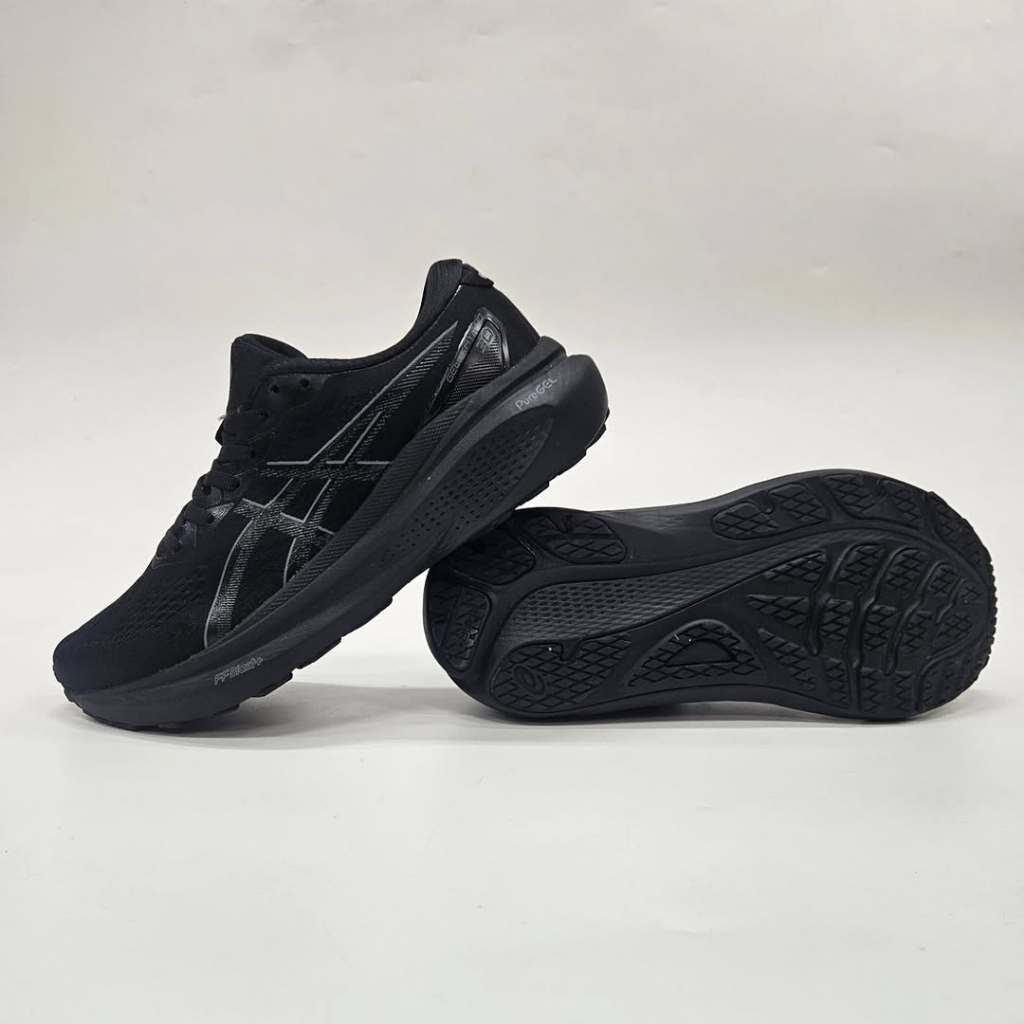 ASICS KAYANO 30 BLACK SEPATU OLAHRAGA LARI VOLI