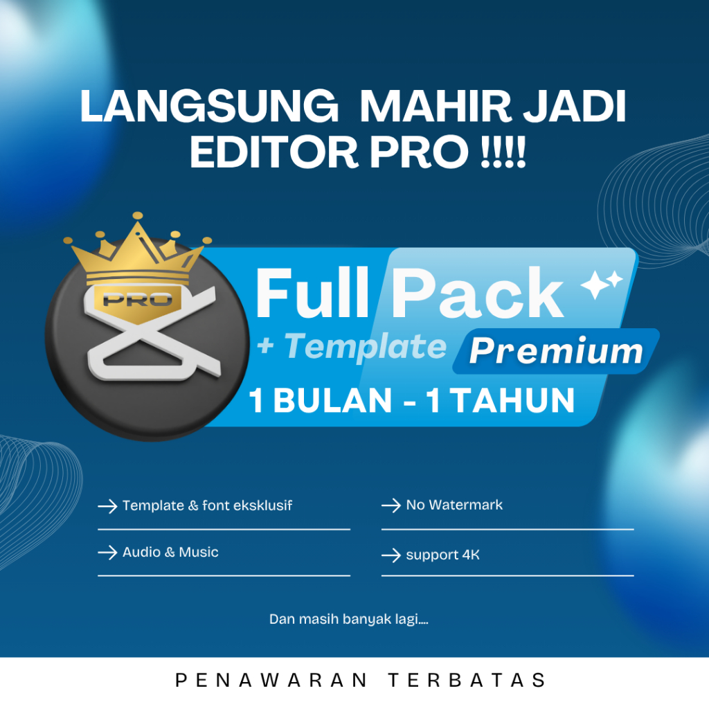 CAPCUT FULL TEMPLATE PREMIUM